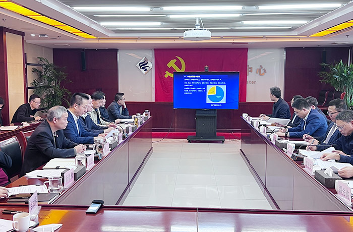 北京市水务局党组书记、局长潘安君一行赴EMC易倍就水务新发展工作进行座谈